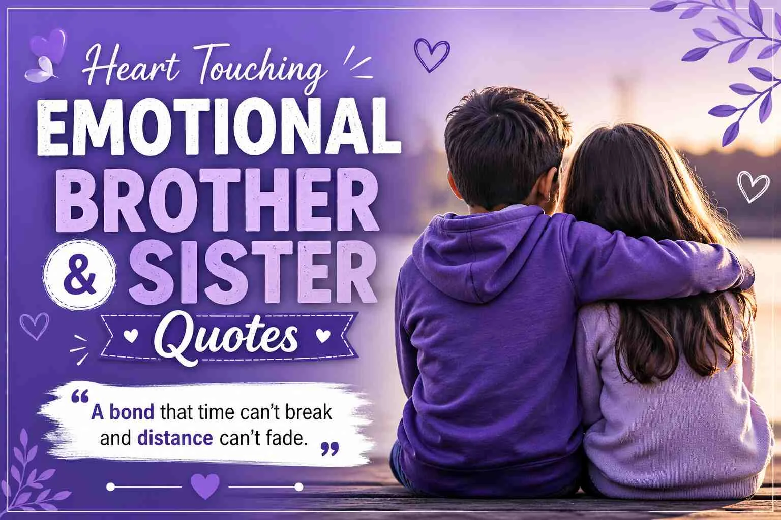 Heart Touching Emotional Brother and Sister Quotes