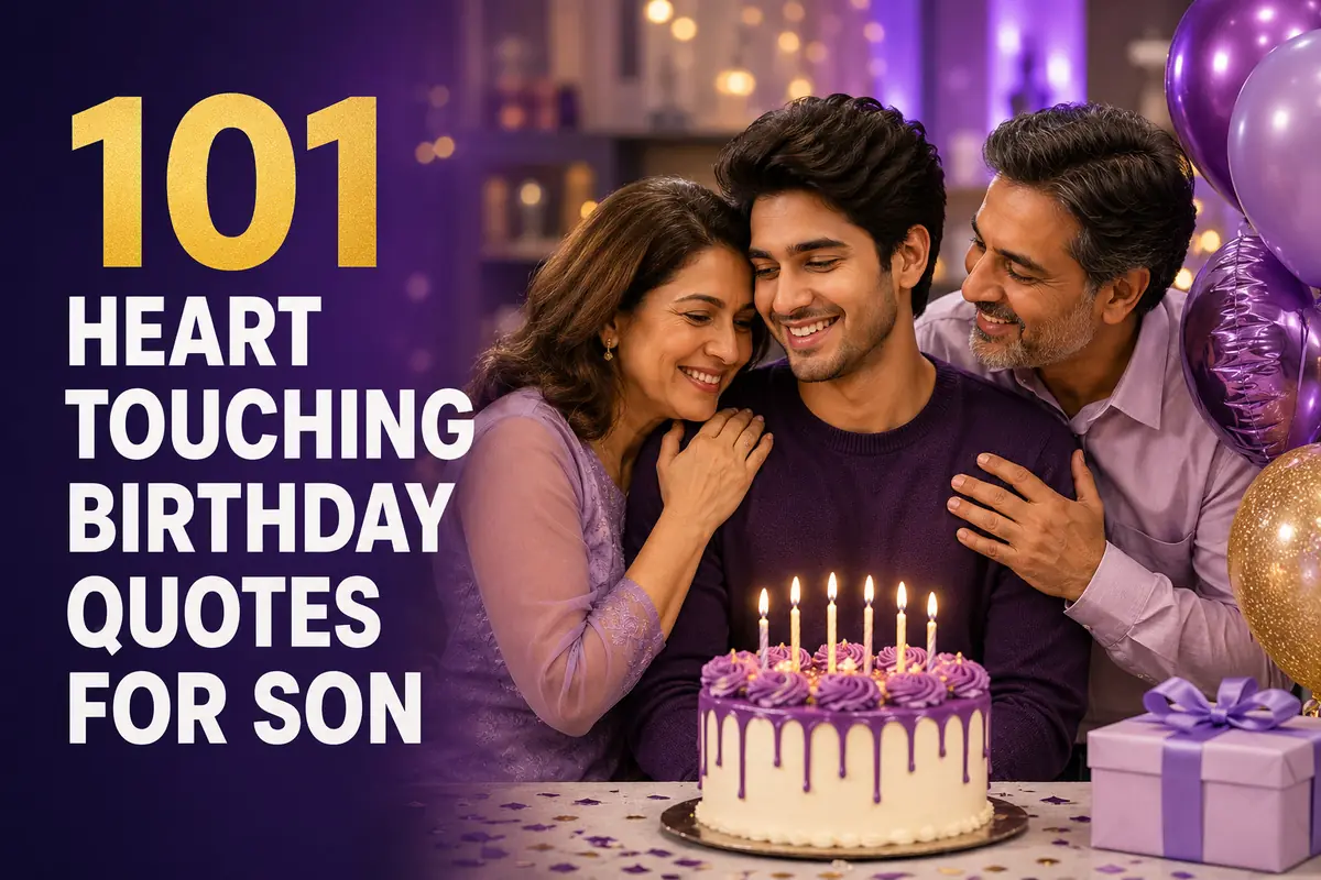 Heart Touching Birthday Quotes for Son