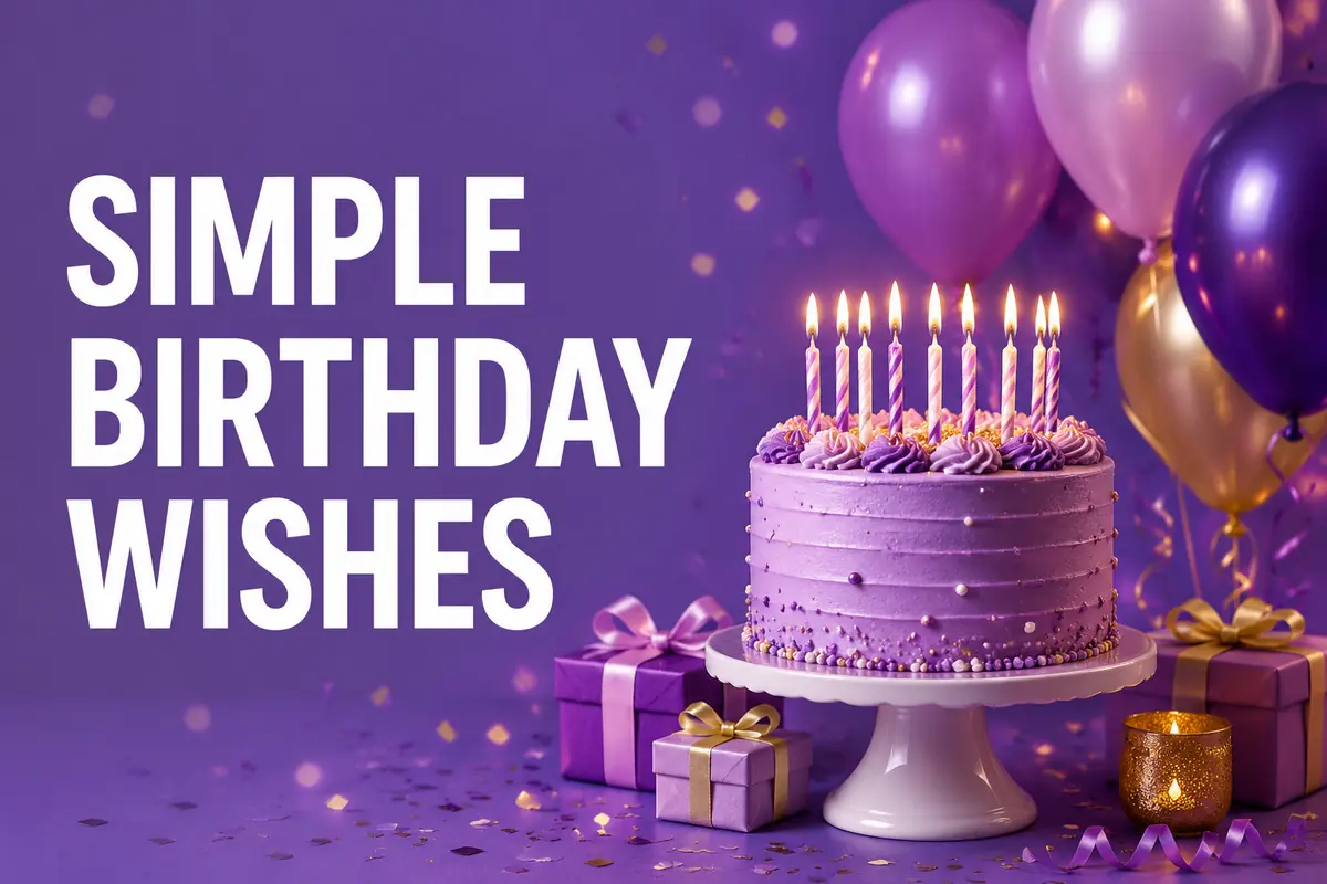 Simple Birthday Wishes