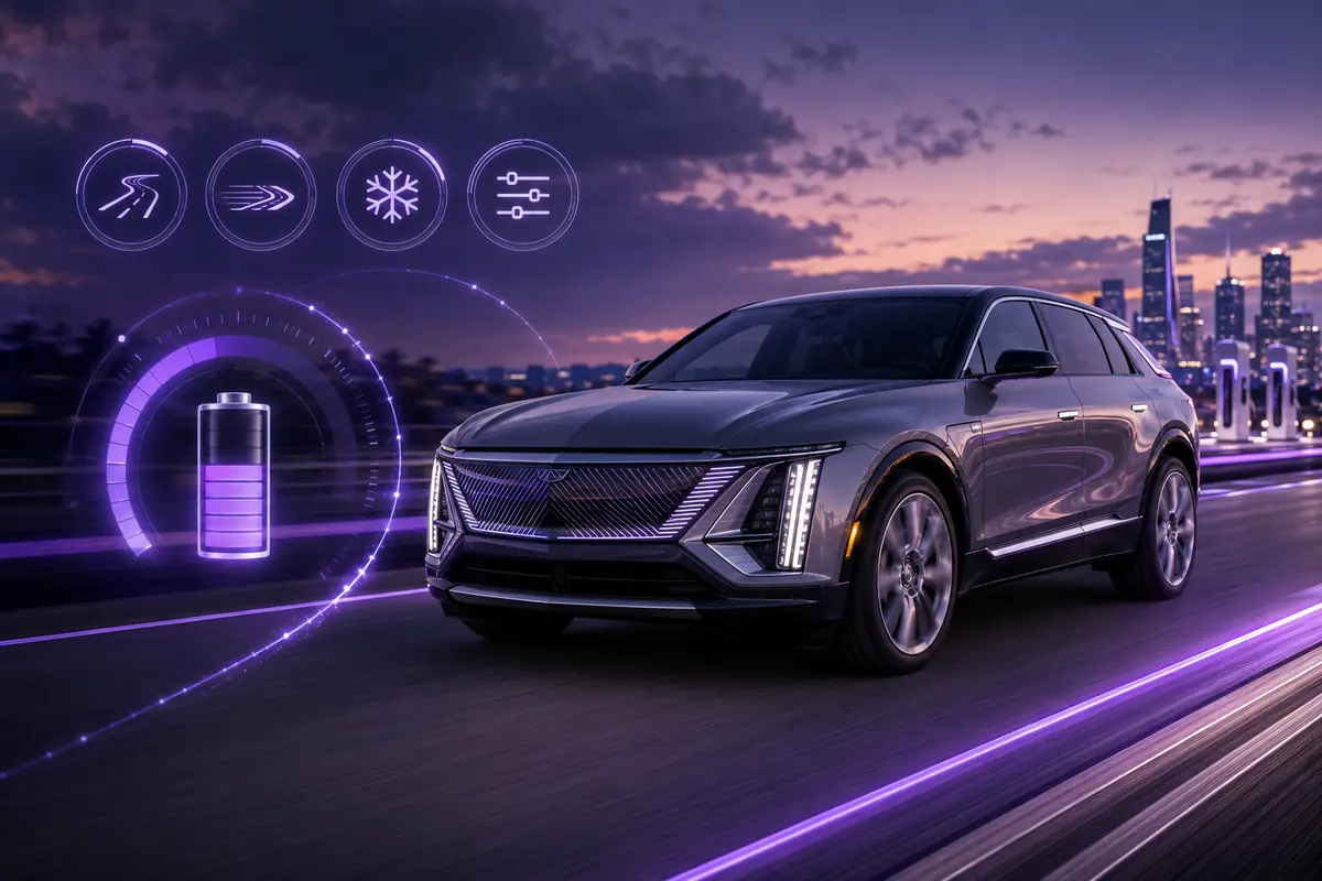 Do the Driving Modes in Cadillac LYRIQ Offer Different Ranges or Battery Usages?